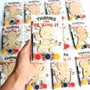 12 Pack Ninja Party Favors for Kids - Individually Wrapped Paint Your Own Wooden Craft Kits, Boy Birthday Decorations & Kidz Party Supplies 4-8 8-12, Goodie Bag Stuffers