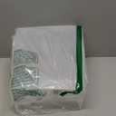 iDesign Small Plastic Bathroom Trash Can, Slim Rectangle Garbage Bin for Bedroom, Office, Dorm, Clear Frost