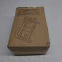 MoreFeel Collapsible Baby Bathtub for Newborn with Thermometer & 1 Hooded Towel & 1 Soft Floating Cushion,Portable Travel Bathtub with Drain Hole, Durable Foldable Baby Tubs for Infants to Toddler (Grey)