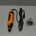 Sharp Pebble Electric Chainsaw Sharpener Kit - Comes with Chain Saw Sharpener Tool, 4 File Size Sharpening Wheel Bits, Angle Attachment, Wrench & eBook