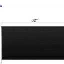 RV Blinds,RV Pleated Shades,RV Window Shades,Camper Blinds,RV Window Blinds for RV Camper Travel Trailers Motorhome's Window 62" W x 32" L Black