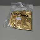 Women's Shiny Metallic Crop Tops Off Shoulder Tube Bra for Raves, Festivals, Costumes (L)