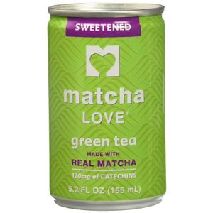 4 x Ito En Sweetened Green Tea Made with Real Matcha, 5.2 fl oz, Package may vary