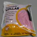 BENCMATE Inflatable Dog Cone Collar Alternative, Soft Dog Cone for Small Medium Large Dogs and Cats, Neck Recovery ECollar Donut Collar After Surgery (Medium+, Pink)