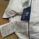 Luxury Down Fiber Comforter King Size - All Season Duvet Insert with High Fill Power - Weighted & Fluffy, Medium Warmth - White (106x90)