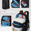 Modular 2 in 1 Travel Backpack with Detachable Daypack, 56L Carry On Backpack Flight Approved, Heavy Duty Ripstop Laptop Backpack for Men Women, Personal Item Weekender Bag, Black