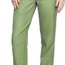 LAMBDA ACADIA Sutton Jogger Scrub Pants for Women – 6 Pockets, Comfort, Stylish, Hi-Stretch, Classic Fit (US, Alpha, Large, Avocado)