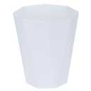 4 x ZXJ Small Trash Can - 1.8 Gallon - White - Waste Basket - Garbage Bin Bathroom,Kitchen,Office,Dormitory,Camping,Kids Room