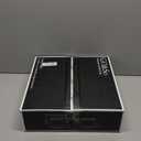 Set of 2 Pure White Linen Drum Lamp Shade 13" Top x 13" Bottom x 10" High (Spider) Contemporary Lamp Shades for Table Lamps & Bedside Lamps Replacement Lampshade - GO&SO - Assembly is Required