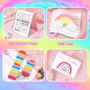 2 x Sweet 16 Gifts for Girls, 16th Birthday Gifts for Girls, Gift for 16 Year Old Girl, 11 PCS Unique Trendy Sweet Sixteen Gift for Daughter Her, Daughter, Niece, Granddaughter, Sister, Bestie, Rainbow