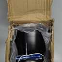 FOUF Car Siren Horn, Car Warning Alarm, Car Police Siren, Metal Black Round Cone Speaker, Security Siren, 300W 130dB Police Siren Amplifer for Cars,Truck,Fire,Ambulance,Traffic