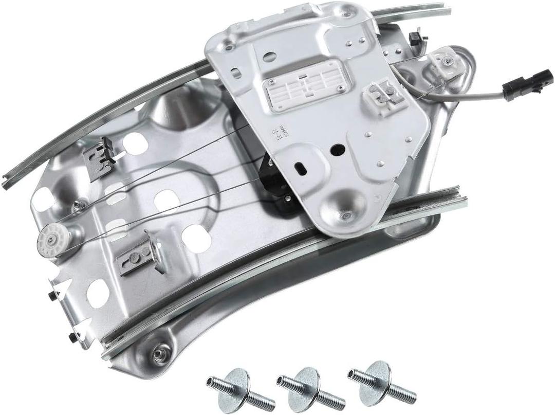 YHTAUTO Rear Power Window Regulator Passenger Side with 2-Pin Motor Assembly for Chrysler Sebring 1996-2006, Convertible Only