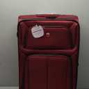 SwissGear Sion Softside Expandable Luggage, Burgundy, Checked-Medium 25-Inch