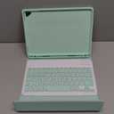 iPad Keyboard Case 9.7’’ for iPad 6th Gen 2018, iPad 5th Gen 2017, Bluetooth Keyboard for iPad Air 2/ 1, Pro 9.7’’, Case with Keyboard iPad 6th gen, iPad keyboard Case 6th Gen with Pencil Holder, Green