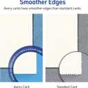 Avery Printable Place Cards with Sure Feed Technology, 1-7/16" x 3-3/4", Textured Ivory, 150 Blank Tent Cards for Laser or Inkjet Printers (5012)