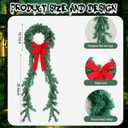 Riceshoot Halloween Wreath for Front Door 20'' Gothic Monster Halloween Wreath Eerie Nightmare Theme Decor Spooky Sandworm Door Decor with Garland Arm for Home Indoor Outdoor Nightmare Decoration