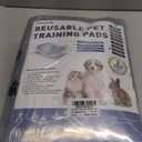 Fostanfly Washable Pee Pads for Dogs, 2 Pack Reusable Super Absorbent Potty Pads, Non-Slip and Leak-Proof 54"x54" for Whelping, Extra Large Potty Training Washable for Puppy (Gray)