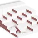 LONGIM 120pcs Blank Matches Boxes for DIY Craft, 2.28x1.41x0.59in White Small Storage Container Bulk Matchboxes with Double-Sided Strikers for Wedding & Birthday Party Favor Supplies, Empty Matchboxes