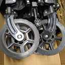 Navatiee 140L Collapsible Folding Wagon, Large Capacity Foldable Wagon with Silent All-Terrain Wheels, Utility Grocery Cart for Camping Shopping Outdoor, Black