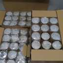 Volens Silver Party Decorations 72pcs, Mercury Glass Votive Candle Holders Set for Wedding, Bridal and Baby Shower