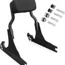Chop Detachable Sissybar Backrest Fits for Harley FATBOY FLSTF 00-06 FLSTN 05-17 Deluxe/SPRINGER FLSTF,Heritage 2006,Black