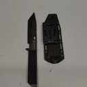 Dragon Creek Tactical Knife Kydex - Outdoor Survival Knife with Sheath D2 Steel Blade G10 Full Tang Handle for Camping Hiking Christmas Thanksgiving Gift Men Black