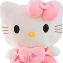 Kitty Plush  Collectible Kitty Plushie Cute Stuffed Animal Toy Adorable Kawaii Doll (Pink 30cm .)