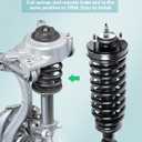SCITOO Front Complete Struts Assembly Shock Absorber for Ford Crown Victoria 2003-2011,for Lincoln Town Car 2003-2011,for Mercury Grand Marquis 2003-2011 Automotive Replacement Struts - Set of 2