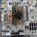 Mini-ITX Motherboard with Quad-Core 8-Thread Low Power CPU, Dual 2.5G LAN, 8 SATA, HDMI/DP 4K, PCIe x4, 2 M.2 NVMe, DDR4 RAM  Home Server, NAS Storage, Firewall, Virtualization