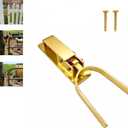 Heavy Duty Gate Latch for Farm & Ranch Gates, One Hand Automatic Spring Lock, Instant Self Locking Gate Latch for Metal Pipe, Wood & Backyard Fence Gates, Rust Resistant Easy Install