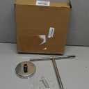 Kimzcn Modern Hand Towel Stand for Bathroom, Kitchen or Vanity Hand Towel Holder, Free Standing SUS 304 Stainless Steel Countertop Rack, Polished Finish Chrome