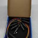 Phenyx Pro 4-Channel XLR Cable, 3 Ft Snake Cable, Balanced Microphone Cord, XLR Splitter, Color-Coded, 4-in-1 Design, 3-PIN Male to Female Patch Wire, w/OFC Copper (PCBL-4IN1-3)