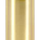Brushed Gold Toilet Brush and HolderExtra Long Handled Toilet Brush for BathroomStainless Steel Heavy Duty Toilet Bowl Brush,Deep Cleaning Modern Toilet Cleaner Brush - Space Saving, Covered Brush