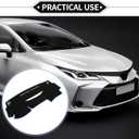 Dash Cover Compatible for Toyota Venza 2008-2017, Non-Slip Polyester Black Blue Center Console Dashboard Cover Pad Carpet