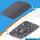 Front Bumper Headlight Washer Nozzle Cover Cap Fit for BMW E92 E93 328i 335I 335IS Coupe Convertible 2011 2012 2013 61677253393 61677253394 (Black, Left Driver Side)