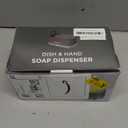 Hand and Dish Soap Dispenser Set for Kitchen, Dual Soap Dispenser with Sponge Holder, 3-in-1 Countertop Soap Pump Dispenser for Kitchen Sink, Useful Kitchen Gadgets - Black