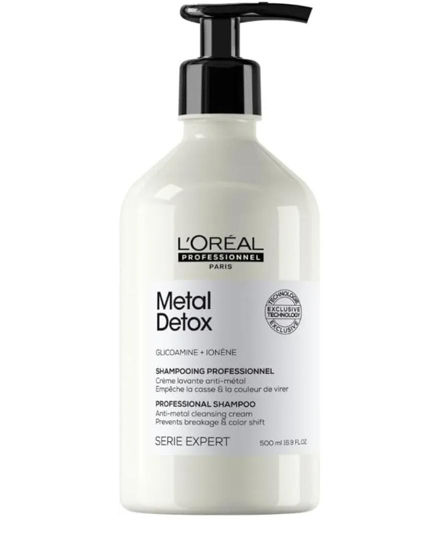 L'Oréal Professionnel Paris Metal Detox Shampoo - Sulfate-Free Anti-Breakage Shampoo For Damaged or Color-Treated Hair, Detoxifies, Prevents Damage & Prolongs Hair Color