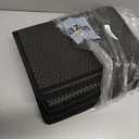 Pieviev Cat Litter Mat Double Layer Waterproof Urine Proof Trapping Mat 1 Pack (Black, 24x15 Inch (Pack of 1))