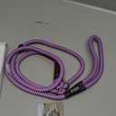 Fida Durable Slip Lead, 6 FT x 1/2" Heavy Duty Rope Leash for Large, Medium Dogs, No Pull Pet Training Leash with Highly Reflective, Purple