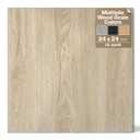 Peel and Stick Floor Tile, 10-Pack 24" x 24" Vinyl Flooring, Nature Wood