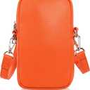 GOODADA Small Mobile Phone Crossbody Wallet With Adjustable Shoulder Strap Lightweight Anti-theft Zip Pocket