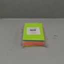 Paper Junkie Lined Sticky Notes in Bright Neon Colors, Self-Stick Memo Notepad 4 inch x 6 inch for Office & School - Pack of 8 Post Notes - Office Supplies