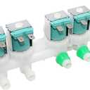 DC97-15459G Water Inlet Valve Assembly UPGRADED Fit for Samsung Washer, Replace 3276197 AP5623056 PS4220861 EAP4220861 - DC97-15459G Samsung Washer Water Inlet Valve