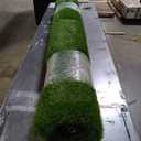 Artificial Grass Rug Outdoor Indoor 6FTX12FT Fake Grass Carpet Green Synthetic Grass Pet Turf Realistic Faux Grass Rug with Drain Holes for Garden Lawn Landscape Balcony Home Decor Patio