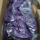 Electric Heated Blanket Full Size 72"x84" - Flannel & Sherpa Fabric Dual-Sided, 6 Heat Settings & 1-10 Hours Auto Off, Soft & Cozy Warming Throw for Home, Office, or Bed, Machine Washable, Purple