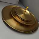 2 Pcs 3 Tiered Gold Cupcake Stand 3 Tier Stainless Steel Cupcake Stand with Removable Tiered Tray Gold Tiereds Dessert Stands Party Serving Trays Golds Cake Holder for Weddings Birthdays Decorations