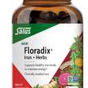 Floradix Iron + Herbs - Iron Supplement for Healthy Energy Support* - Supports Red Blood Cell Formation - Vegan, Non-GMO, Gluten-Free, Soy-Free - 120 Liquid Phyto-Caps