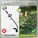 KitchenKipper 308473005 Grass Shield/Guard for Various Ryobi Straight Shaft Trimmer Models & Homelite Trimmer, Fits Model Includ RY253SS and UT33650B