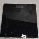 Smart Scale for Body Weight Digital Bathroom Scale with Temperature Indication Corner Design Highly Accurate Body Weight Scale Black Body Fat Scale with Blue LCD Backlight Display 400Lb/180kg