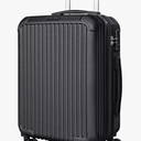 LIGHT FLIGHT Carry On Luggage 22x14x9 Airline Approved, Durable Hard Shell Carry On Suitcases with Wheels, Expandable Hardside Lightweight Travel Luggage with TSA Lock 20 Inch Carry on, Black